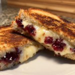 Grilled Cheese with Cranberry Relish