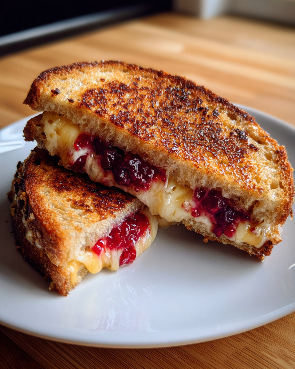 Grilled Cheese with Cranberry Relish - detail 2