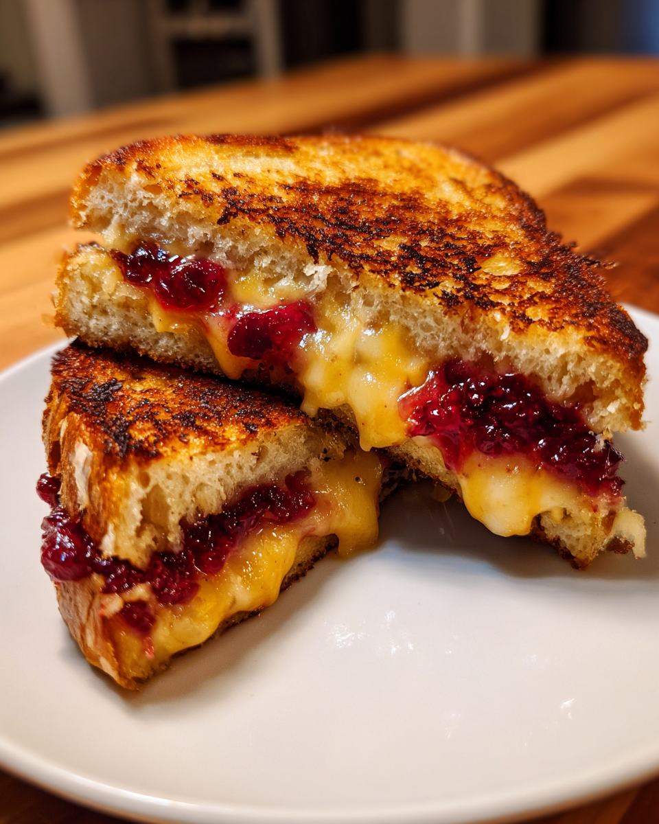 Grilled Cheese with Cranberry Relish - detail 3