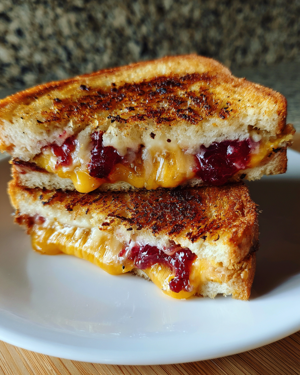 Grilled Cheese with Cranberry Relish - detail 4