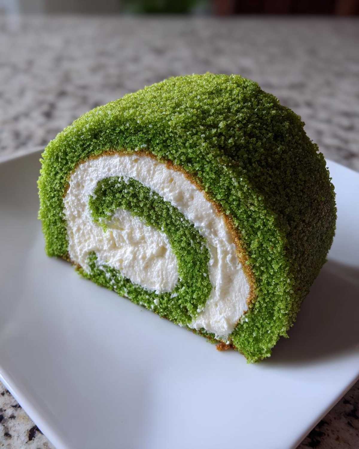 Grinch Cake Roll - detail 1