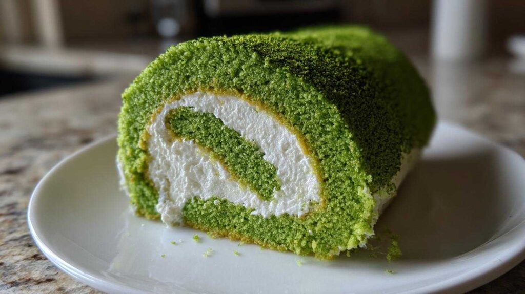 Grinch Cake Roll
