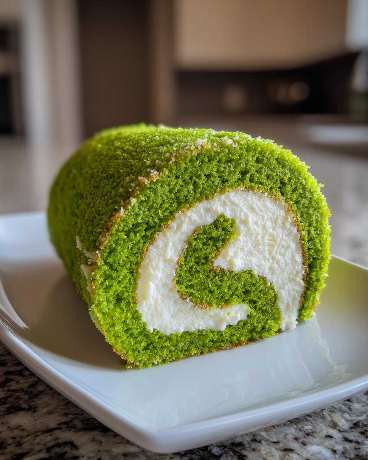 Grinch Cake Roll - detail 3