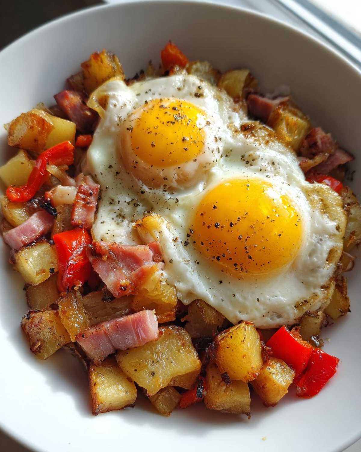Holiday Leftover Ham Hash - detail 1