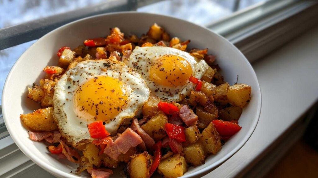 Holiday Leftover Ham Hash