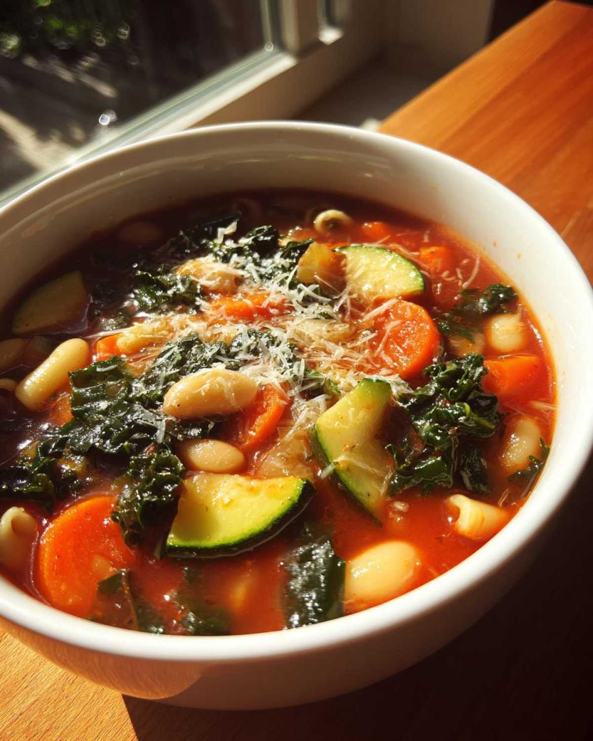 Holiday Minestrone Soup - detail 1