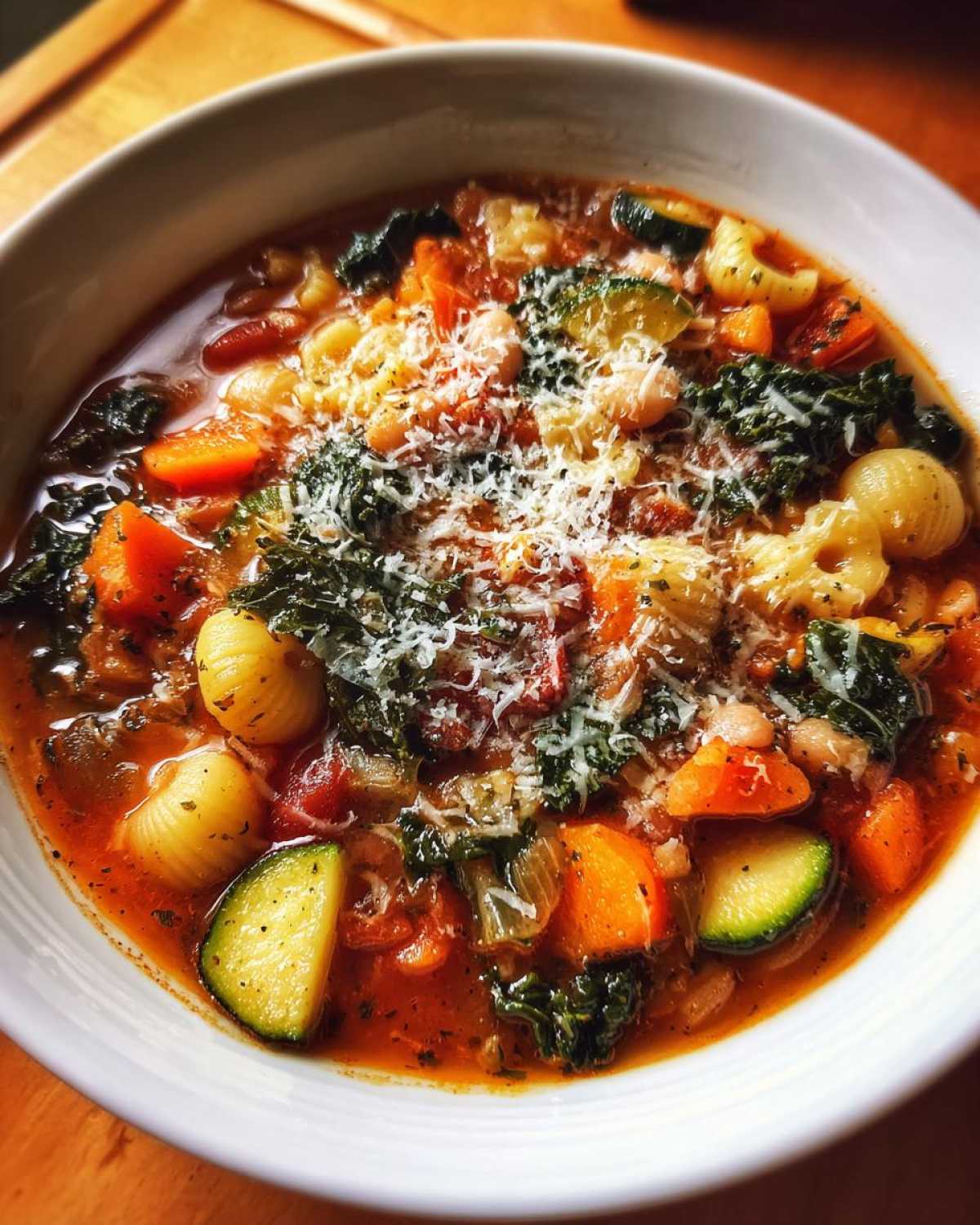 Holiday Minestrone Soup - detail 2