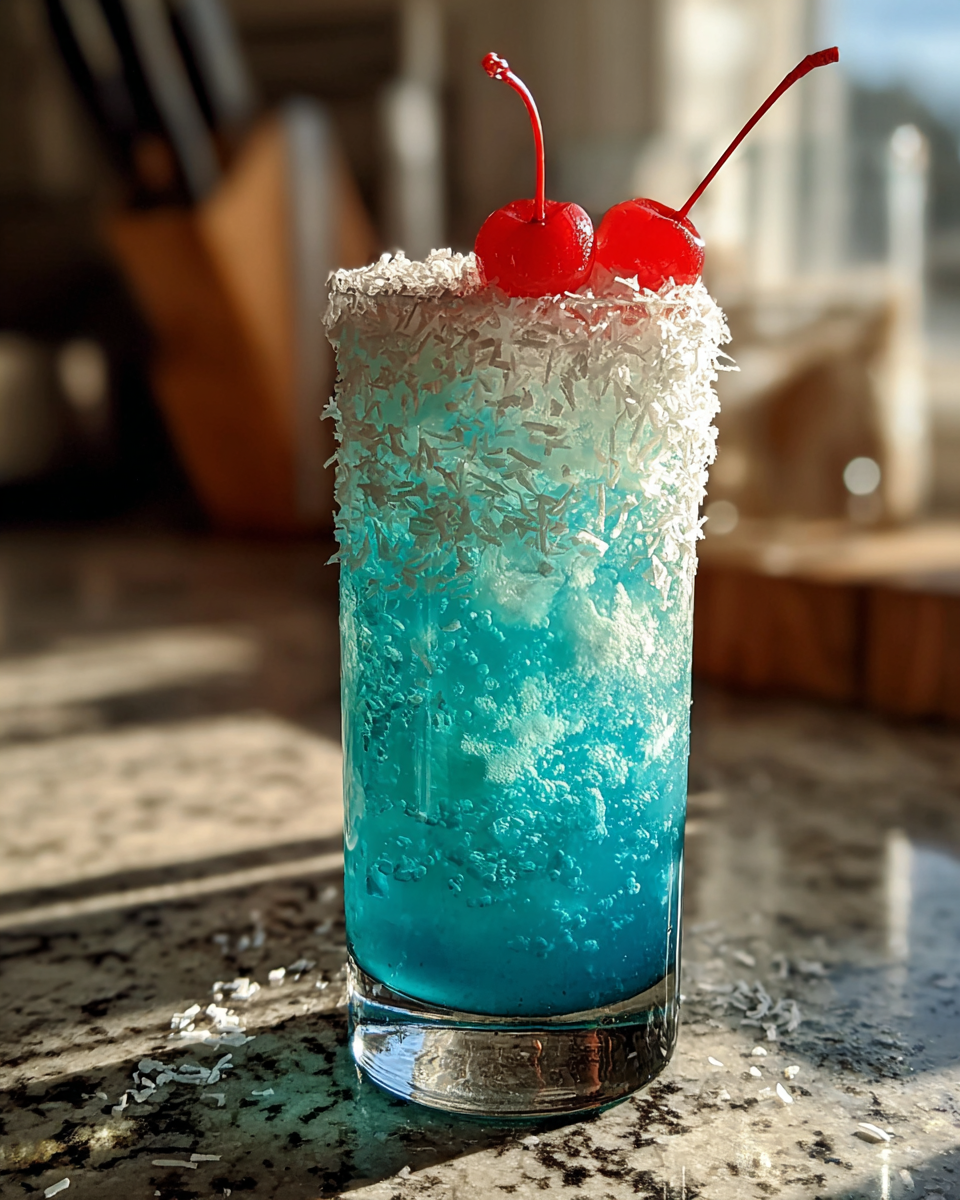 Jack Frost Cocktail (Blue Coconut) - detail 2