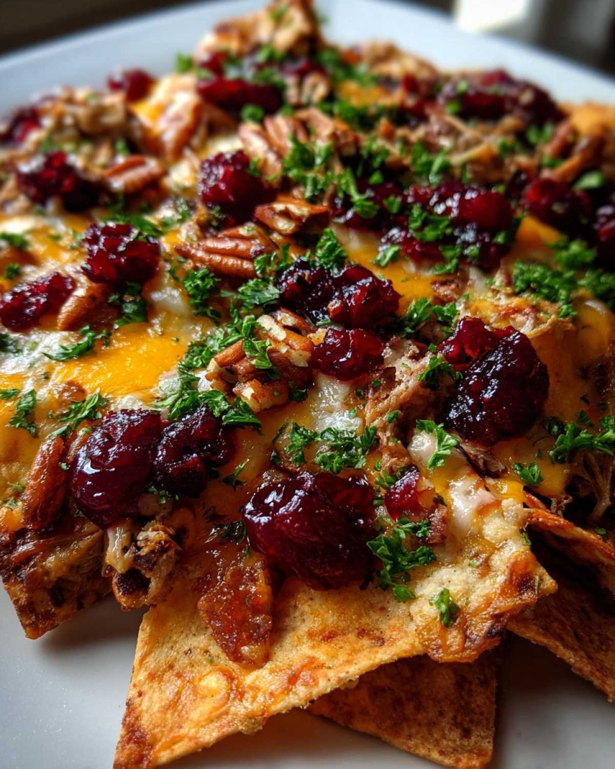 Loaded Cranberry Turkey Nachos - detail 4