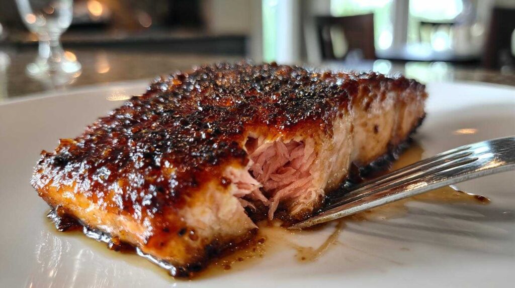 Maple Bourbon Glazed Salmon: 1 Recipe Bliss Maple Bourbon Glazed Salmon