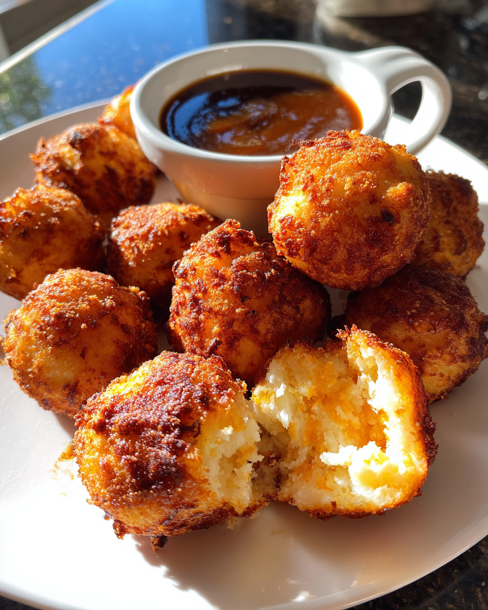 Mashed Potato Balls with Gravy Dip - detail 4