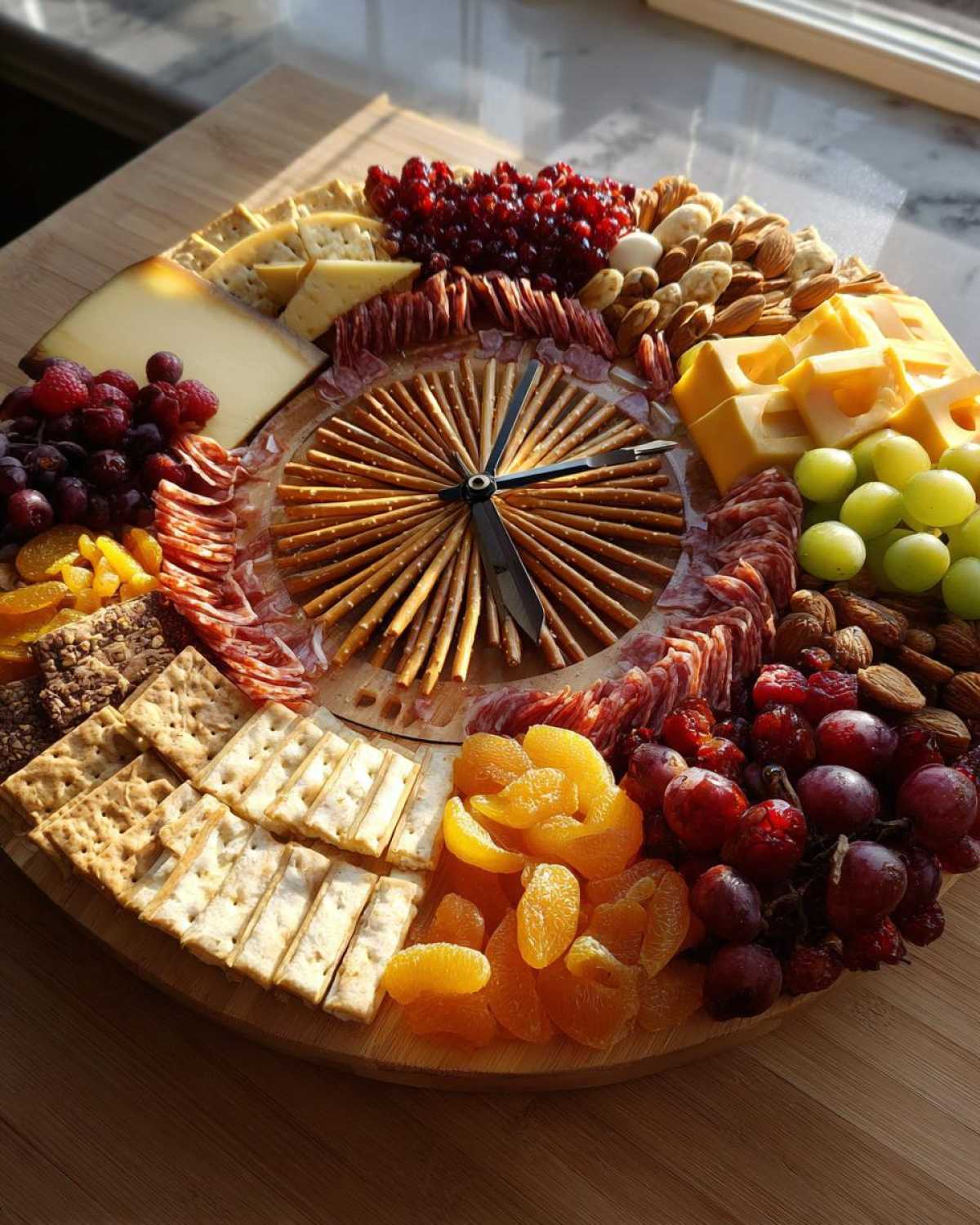 NYE Charcuterie Clock Board - detail 4