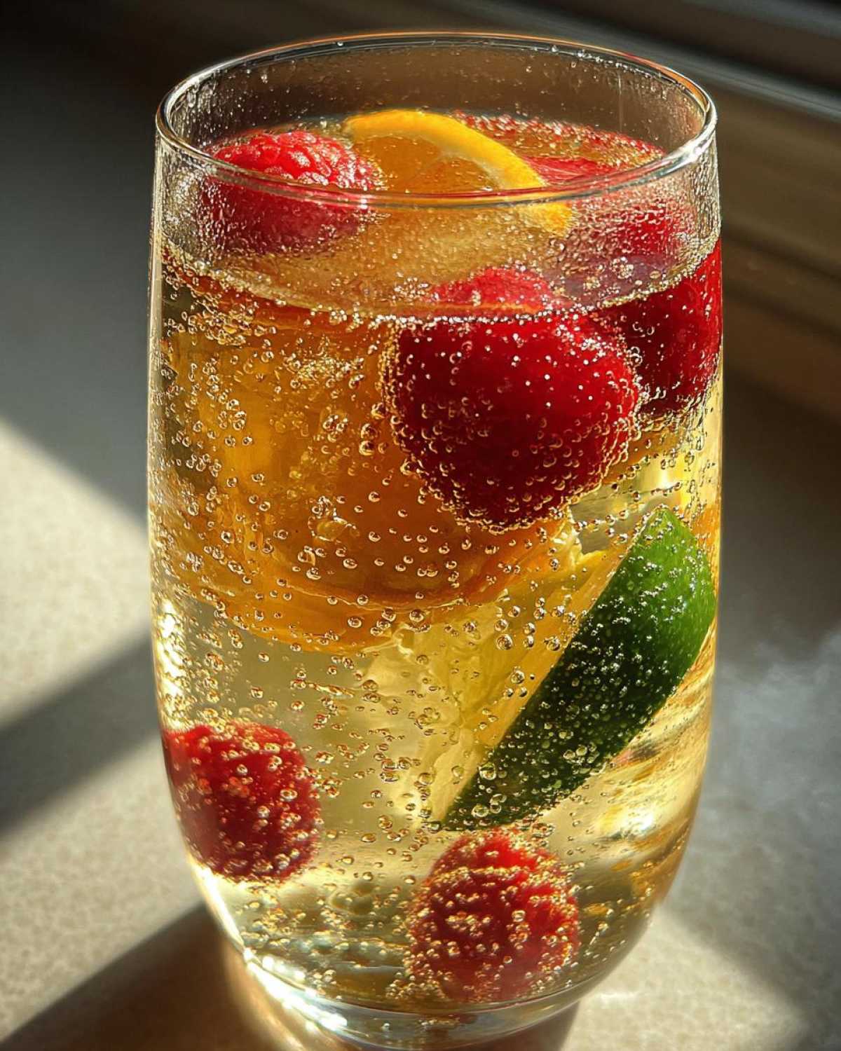 New Year’s Champagne Punch - detail 3