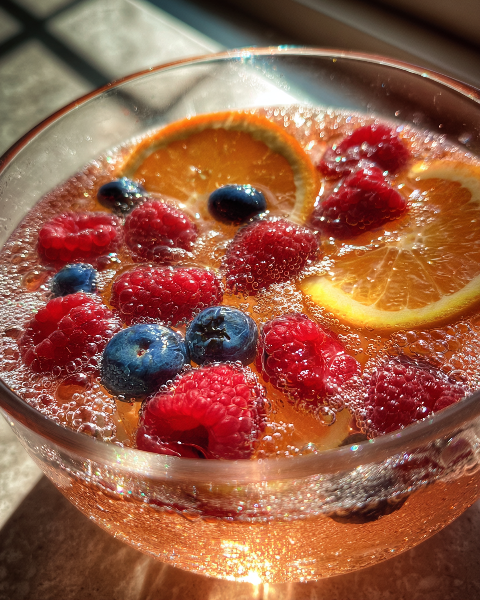 New Year’s Champagne Punch - detail 3