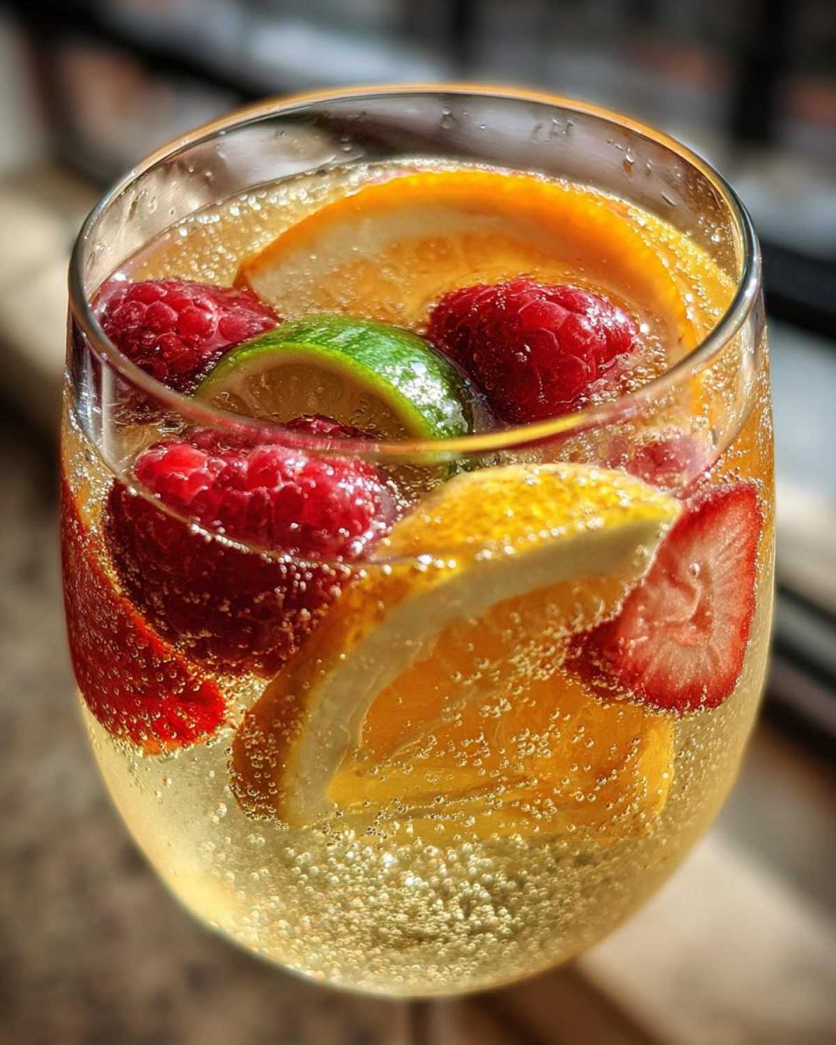 New Year’s Champagne Punch - detail 4