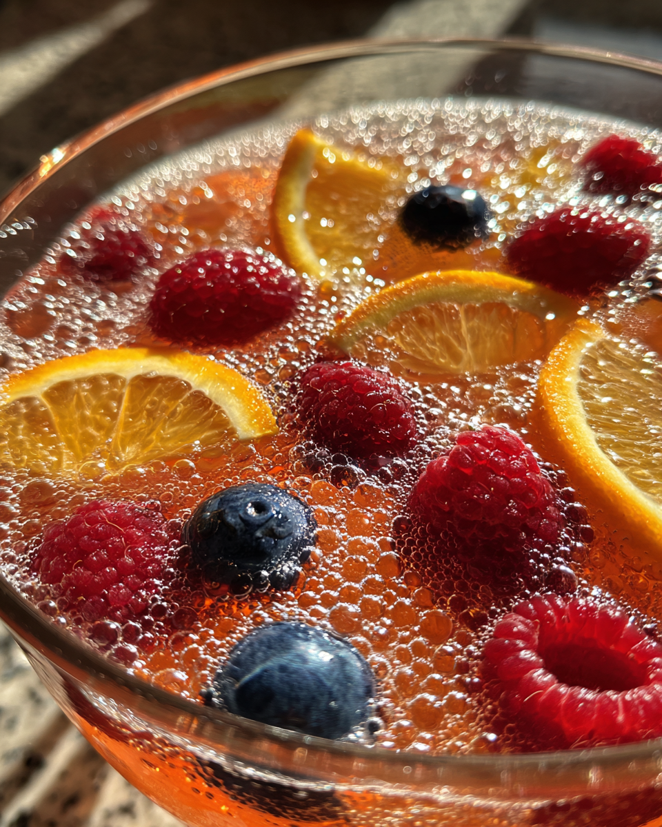 New Year’s Champagne Punch - detail 4