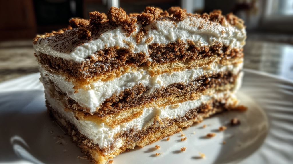 No-Bake Gingerbread Icebox Cake