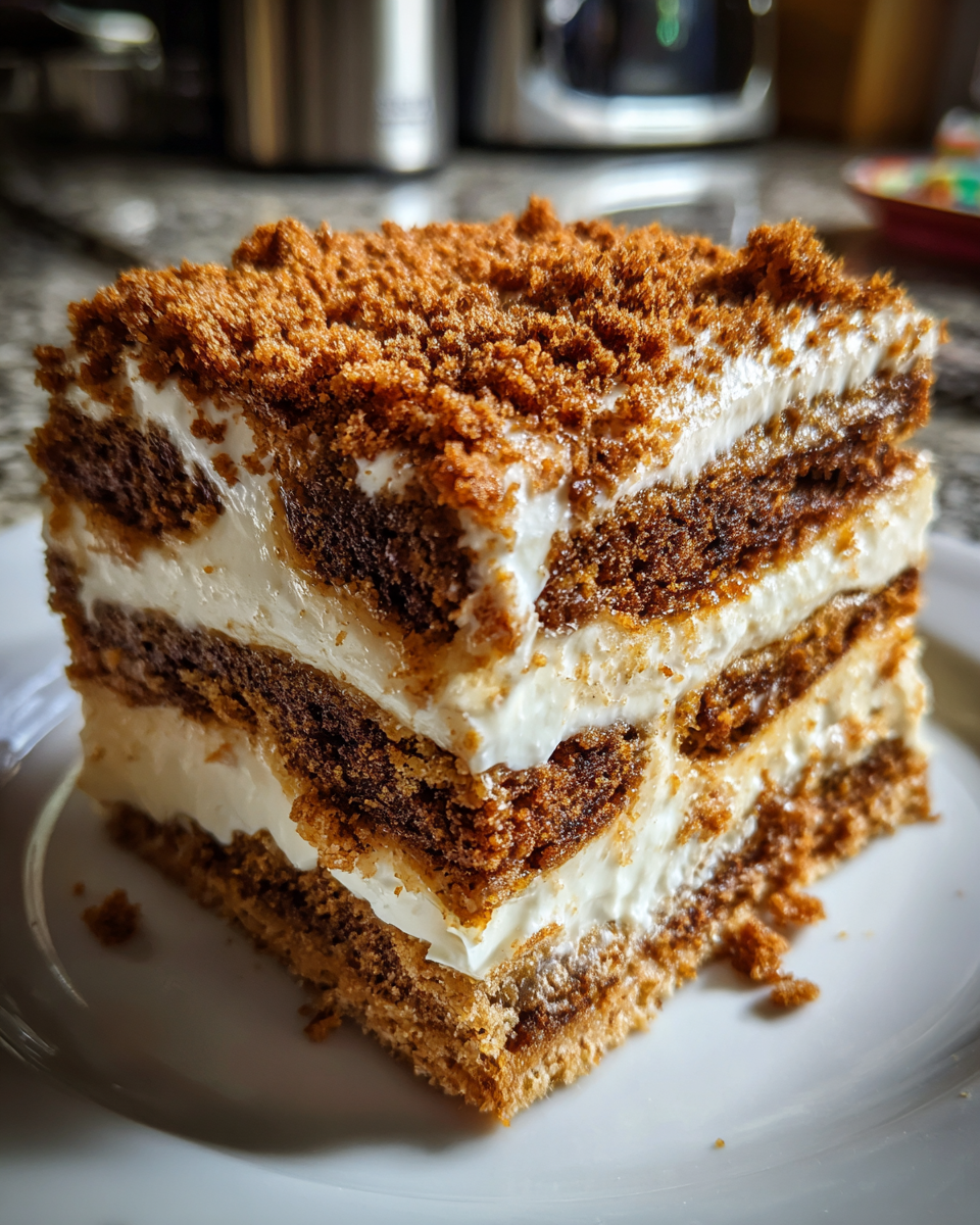 No-Bake Gingerbread Icebox Cake - detail 3