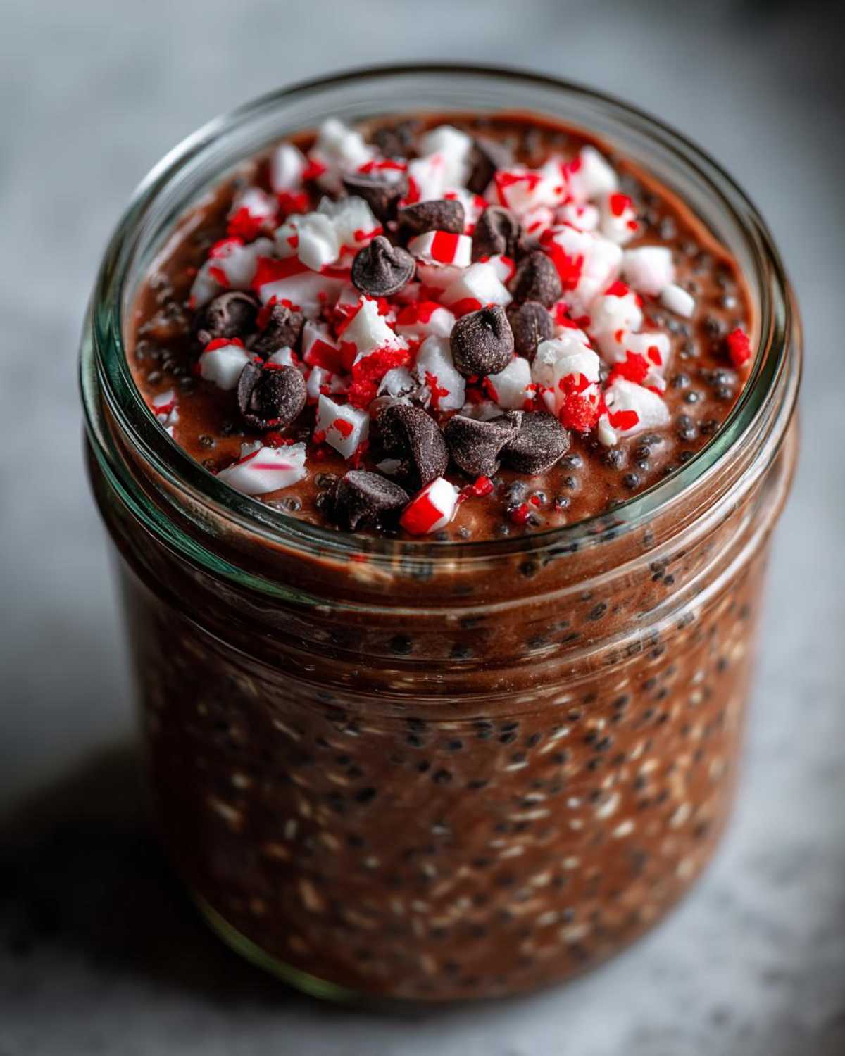Overnight Peppermint Mocha Oats - detail 2