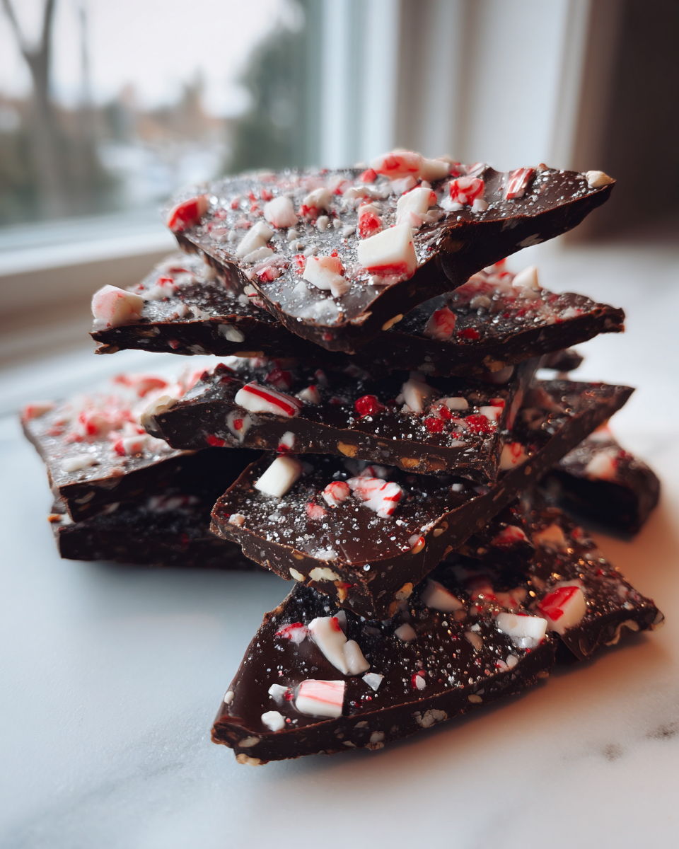 Peppermint Brownie Brittle - detail 1