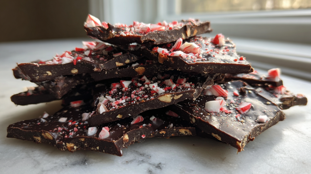Peppermint Brownie Brittle