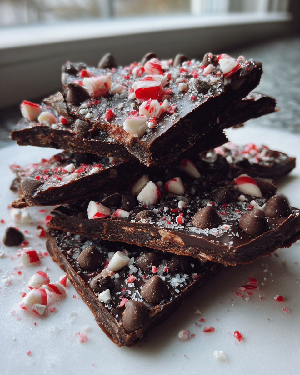 Peppermint Brownie Brittle - detail 3