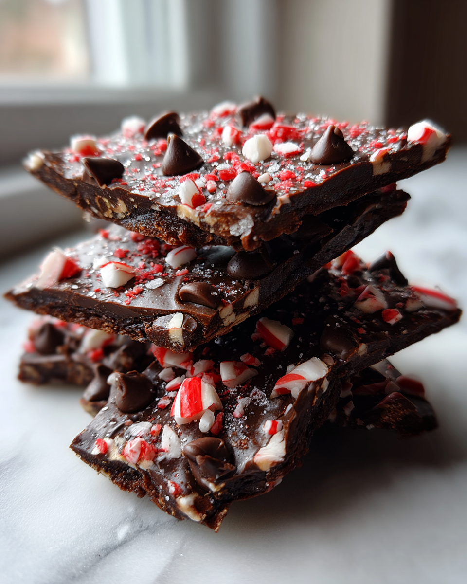 Peppermint Brownie Brittle - detail 4