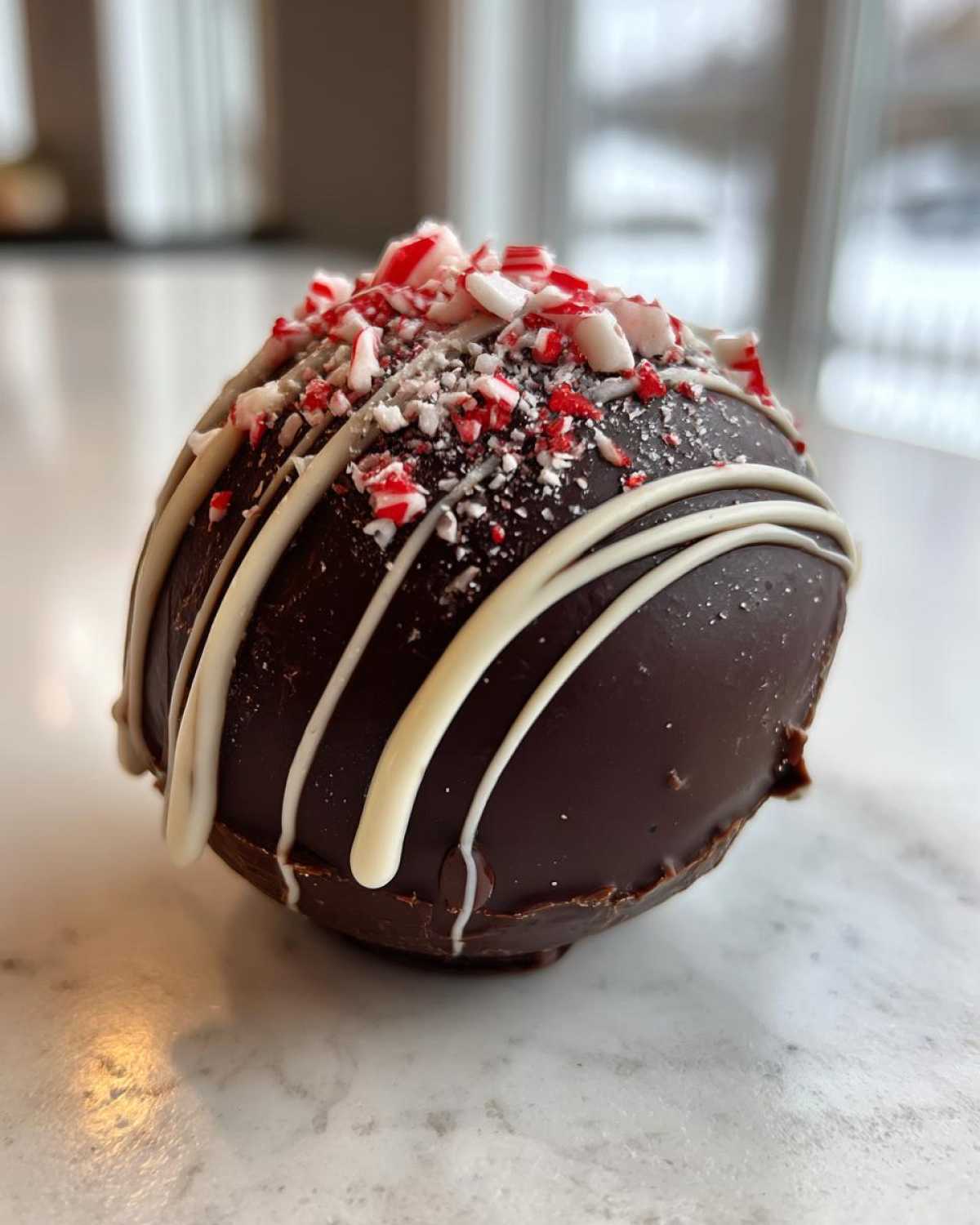 Peppermint Hot Chocolate Bombs - detail 4
