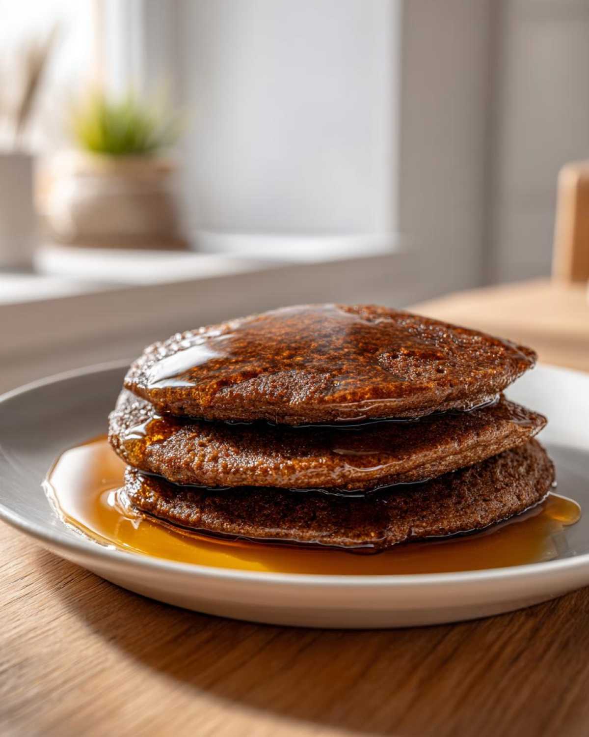 Secret Ingredient Gingerbread Pancakes - detail 2