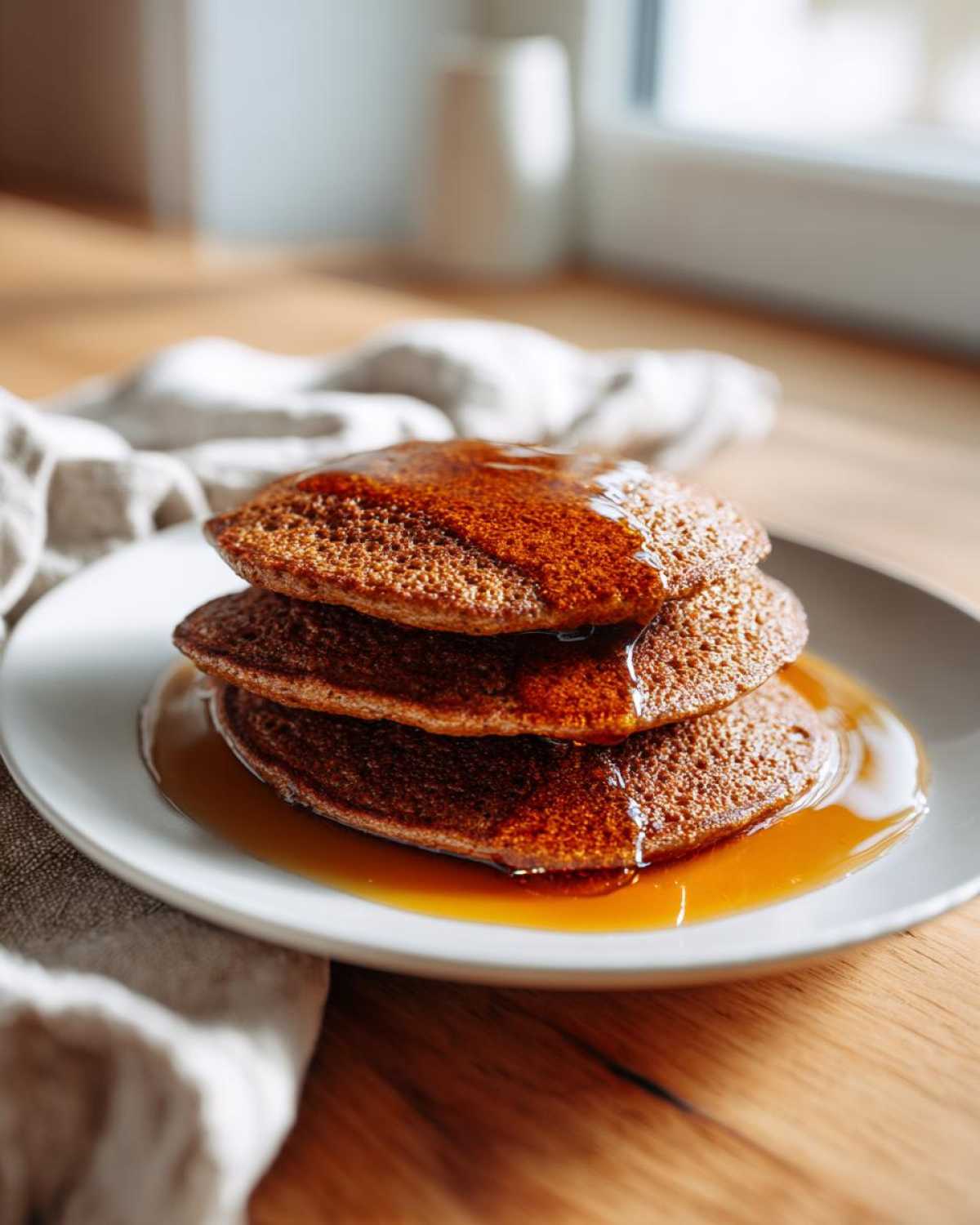 Secret Ingredient Gingerbread Pancakes - detail 3