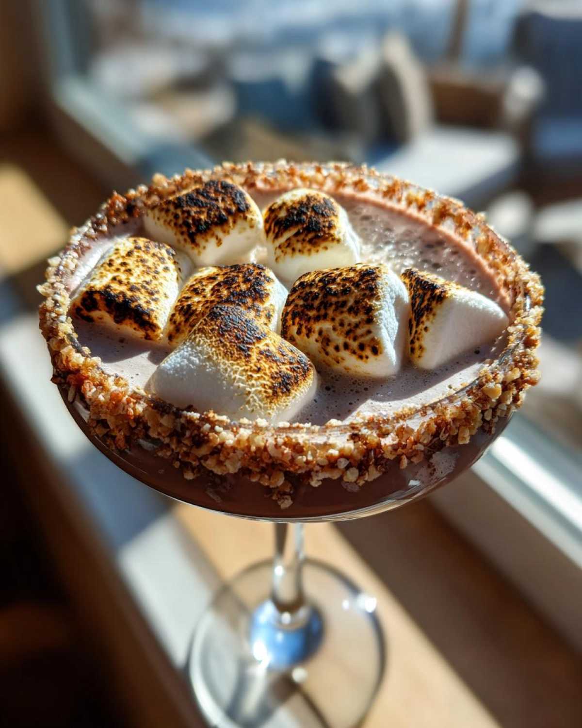 S'mores Martini with Toasted Marshmallow - detail 2
