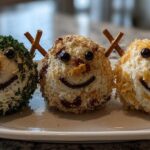 Snowman Cheese Ball Trio