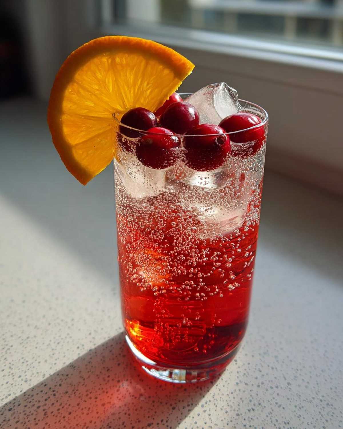 Sparkling Cranberry Mocktail - detail 1