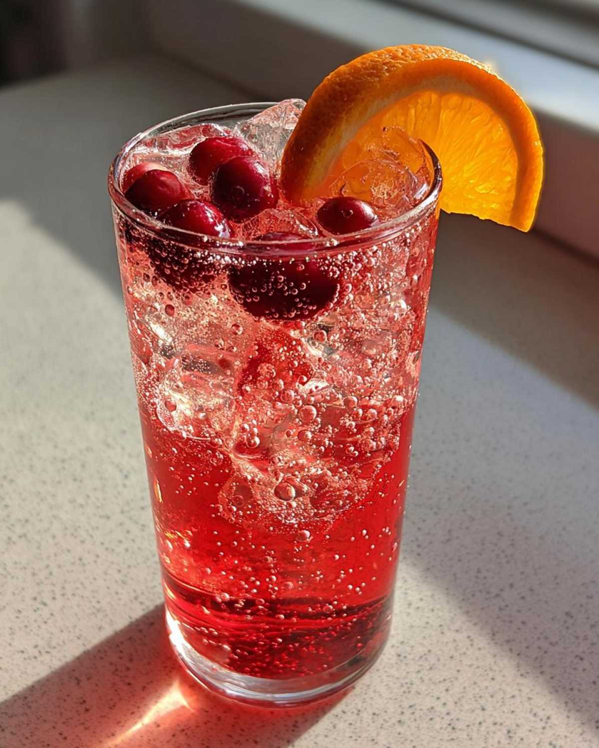 Sparkling Cranberry Mocktail - detail 2