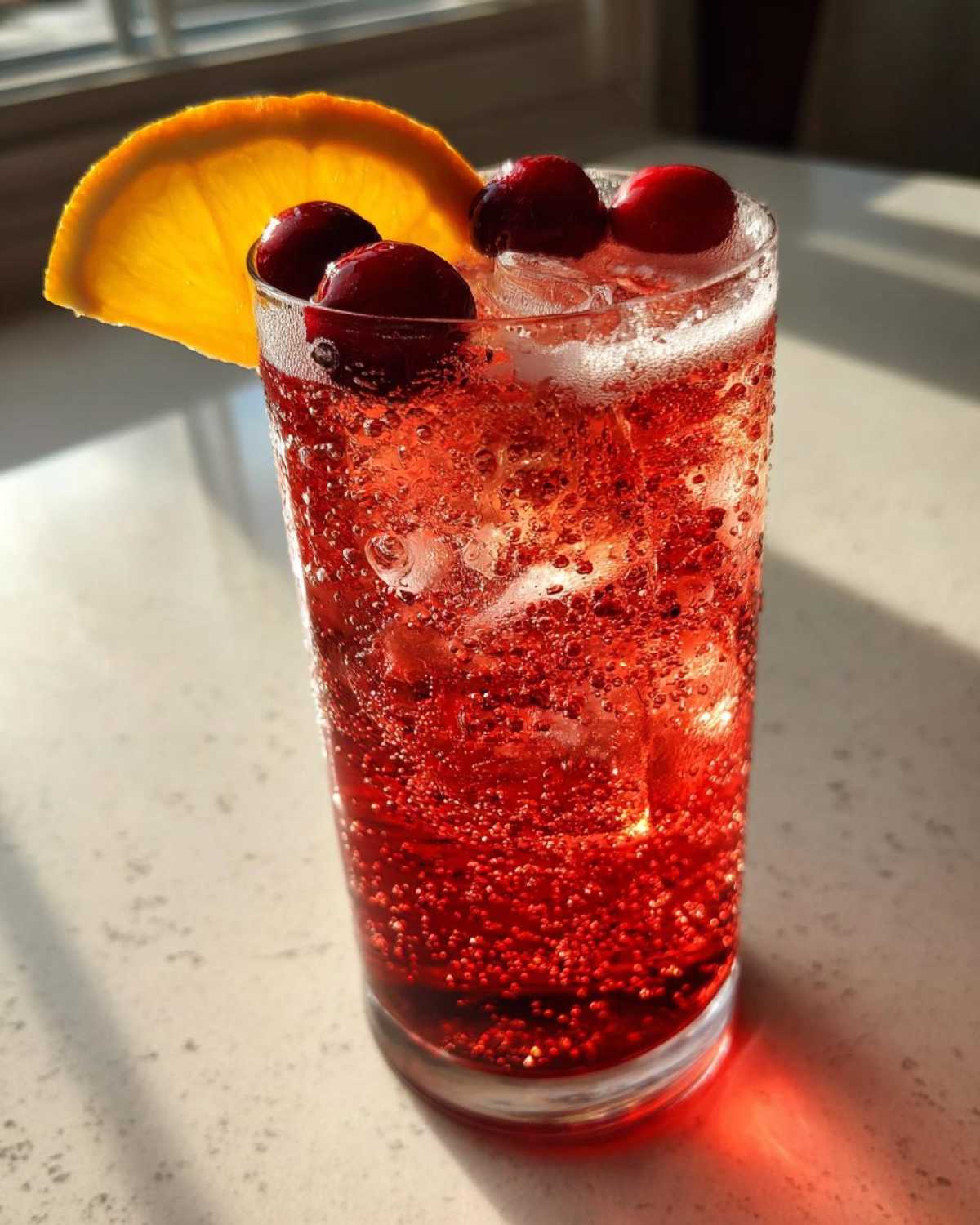 Sparkling Cranberry Mocktail - detail 3