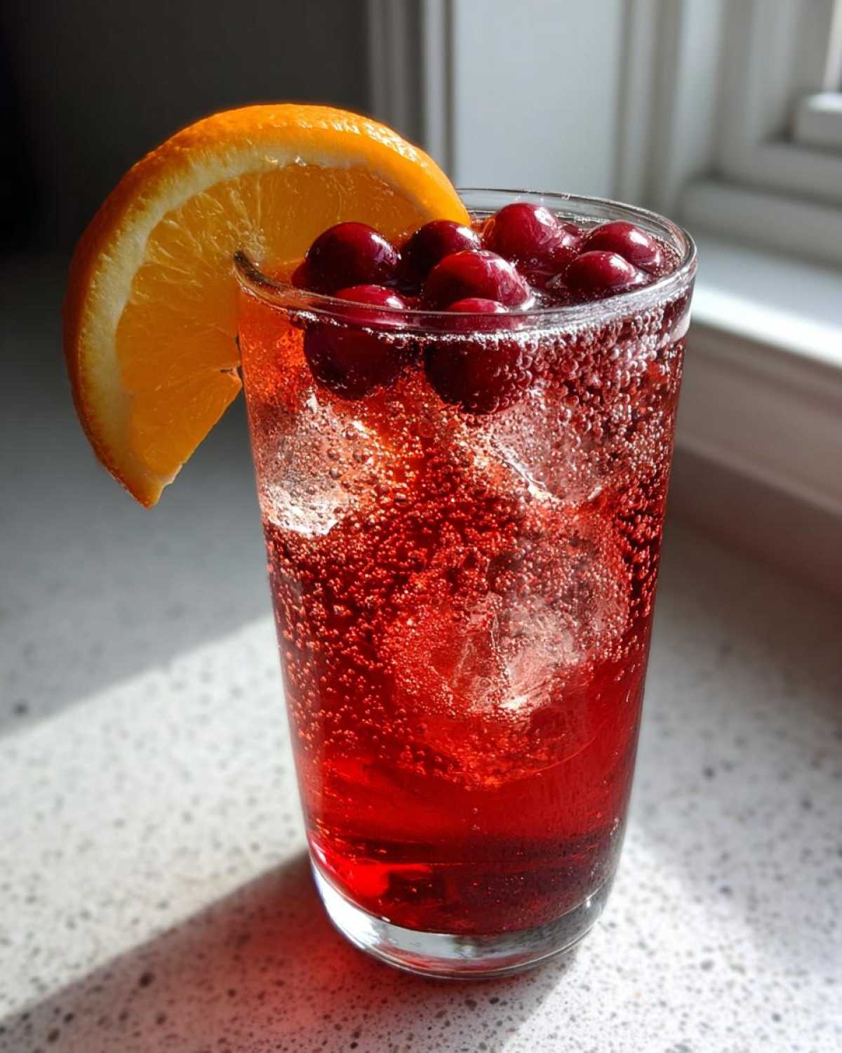Sparkling Cranberry Mocktail - detail 4