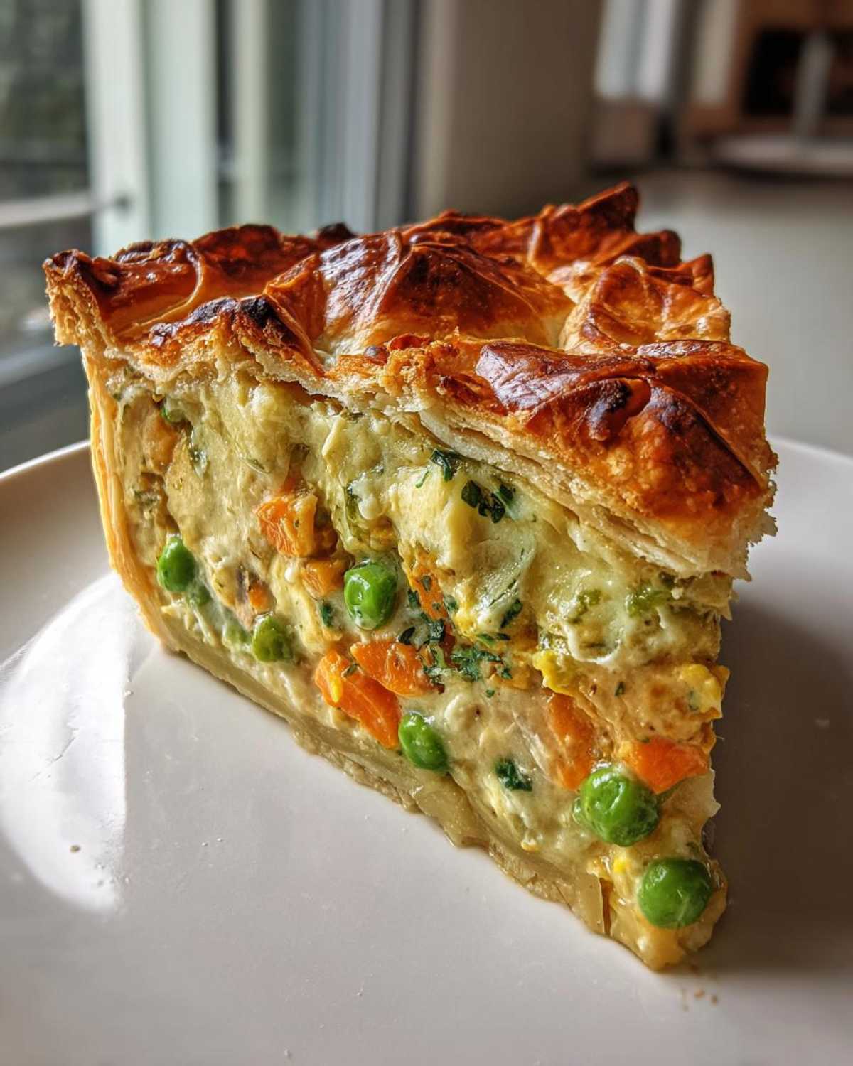 Veggie Pot Pie with Leaf Crust - detail 2