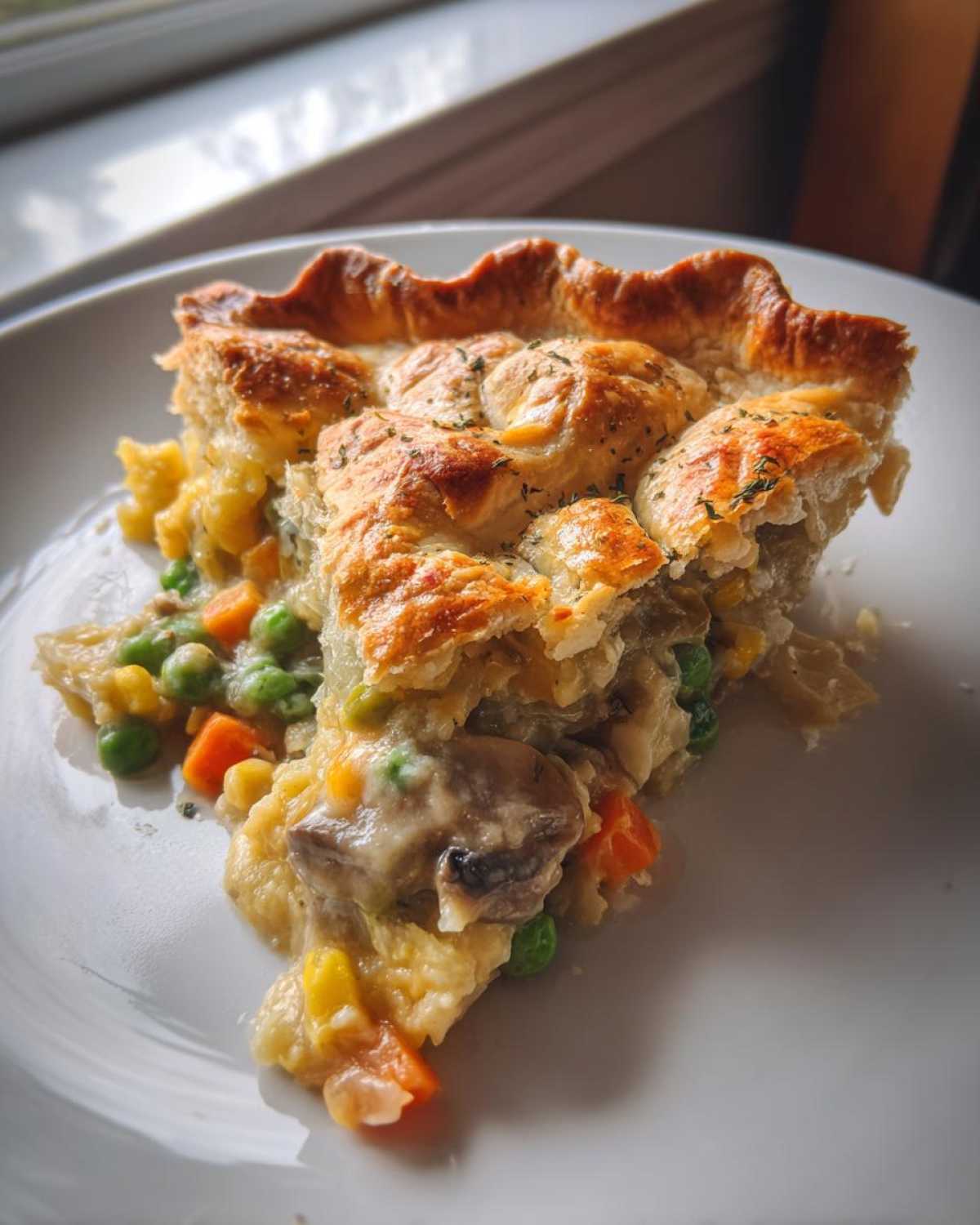 Veggie Pot Pie with Leaf Crust - detail 3
