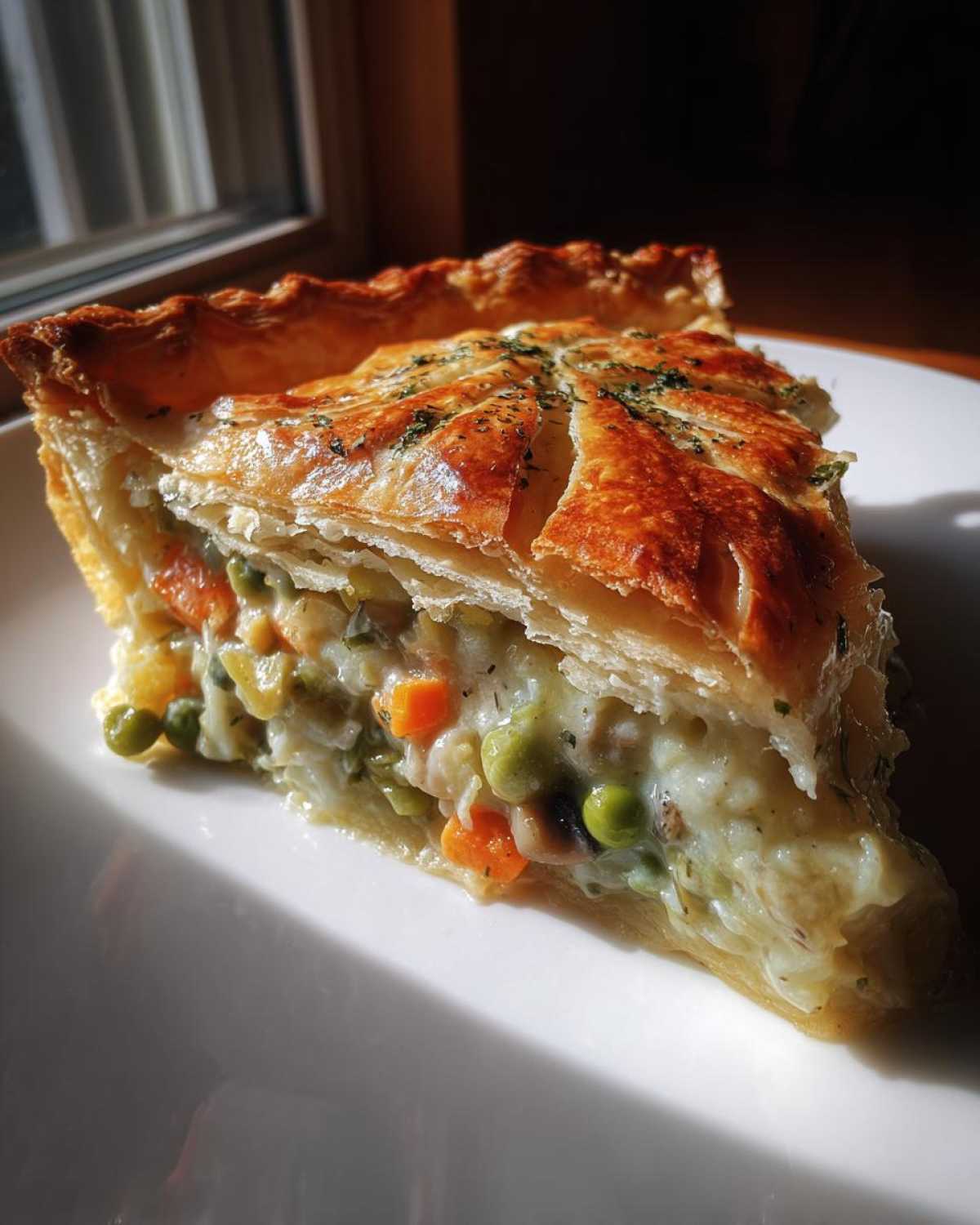 Veggie Pot Pie with Leaf Crust - detail 4