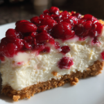 White Chocolate Cranberry Cheesecake