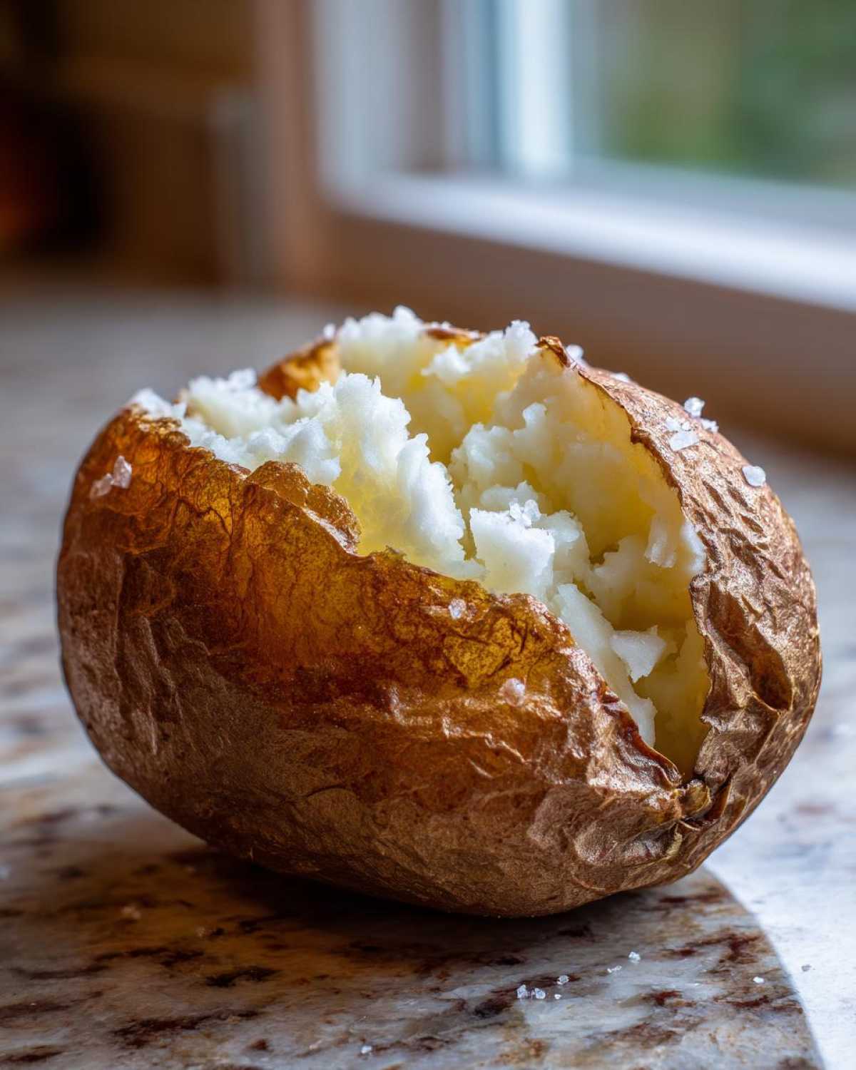 air fryer baked potato - detail 1