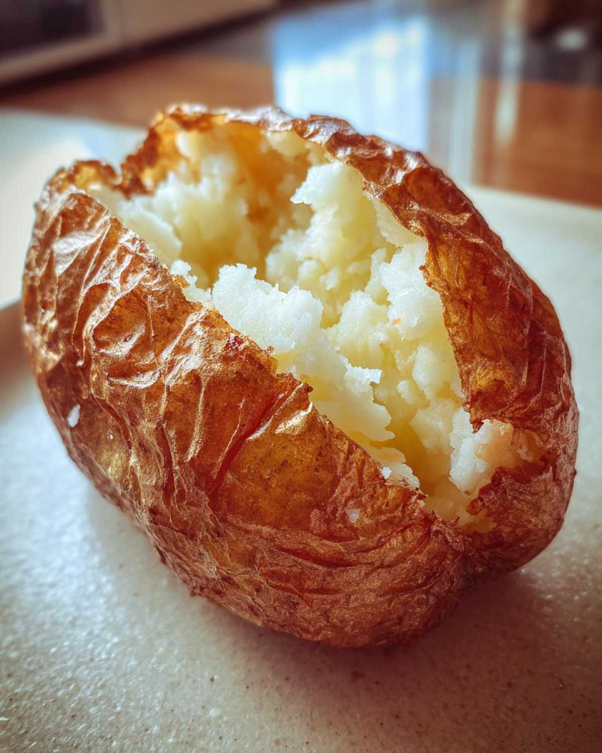 air fryer baked potato - detail 3