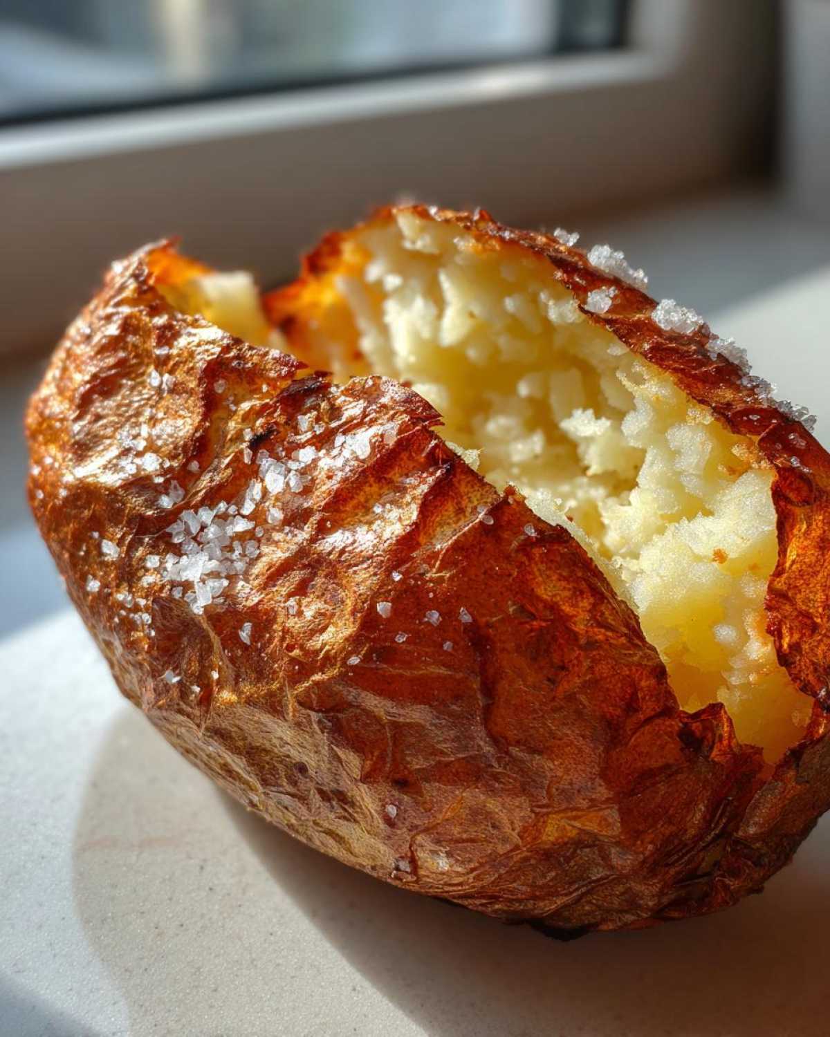 air fryer baked potato - detail 4