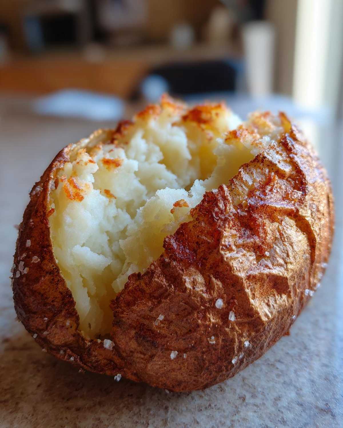 air fryer baked potato - detail 4