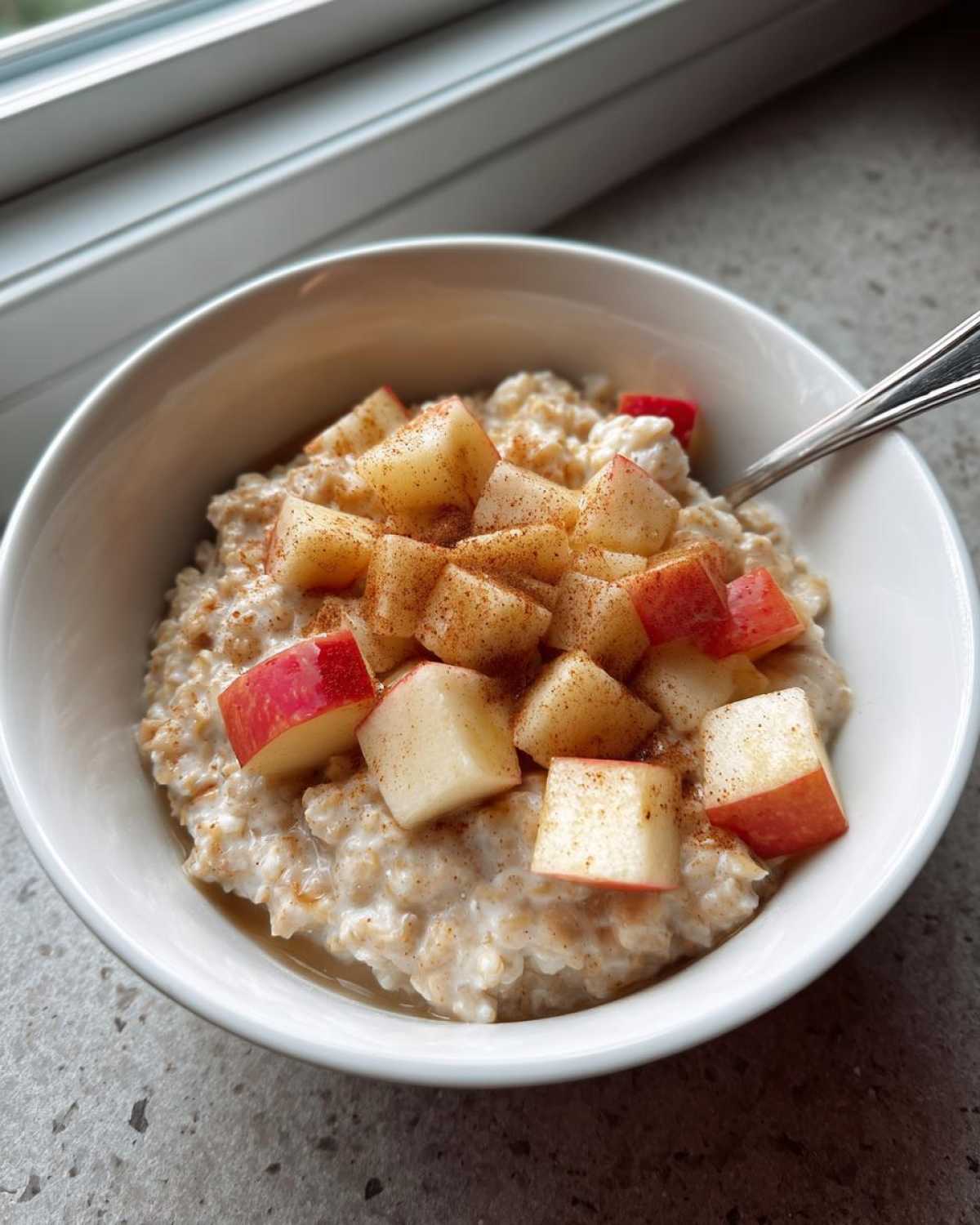 apple cinnamon oatmeal - detail 3