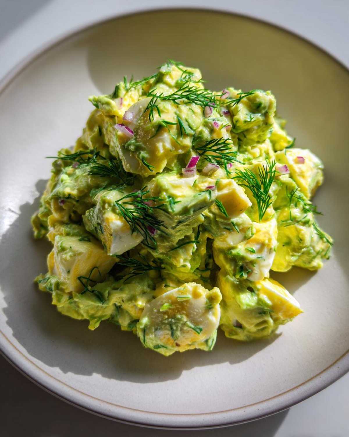 avocado egg salad - detail 1
