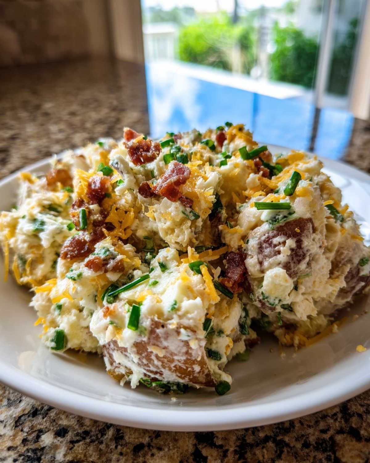 baked potato salad - detail 1