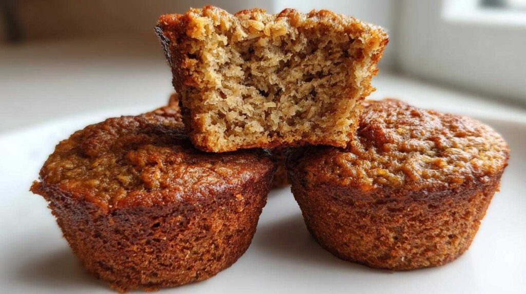 banana oatmeal muffins