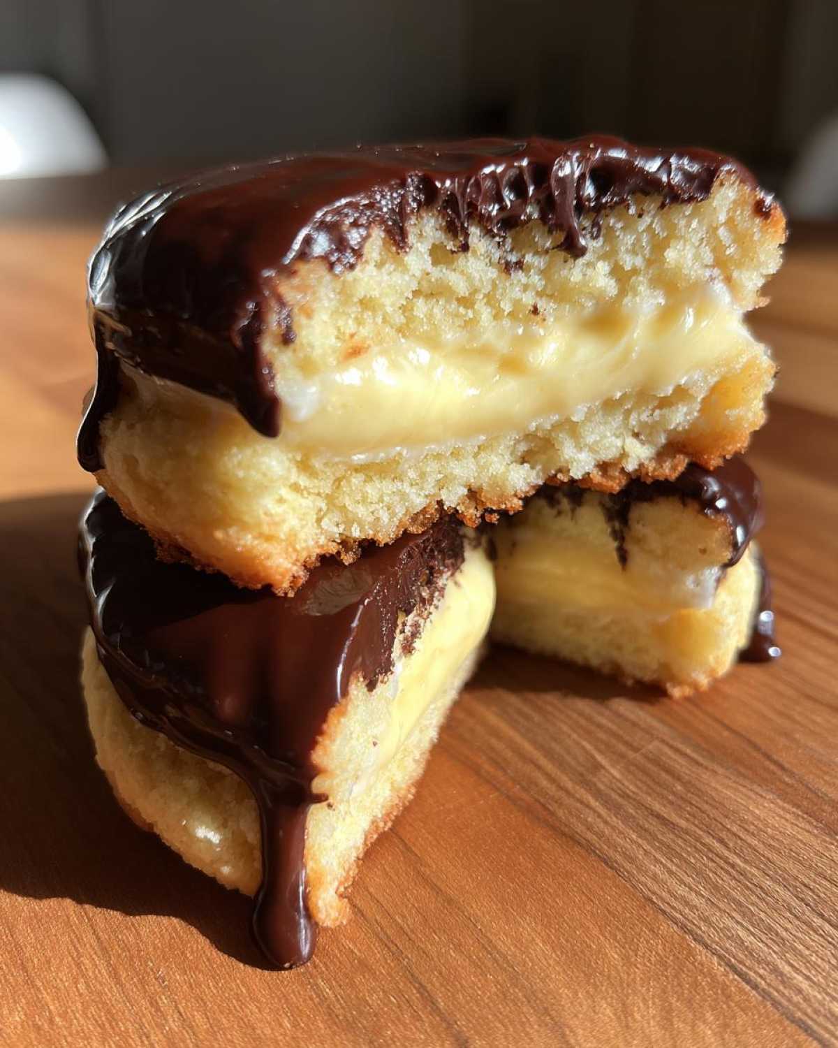 boston cream pie cookies - detail 2