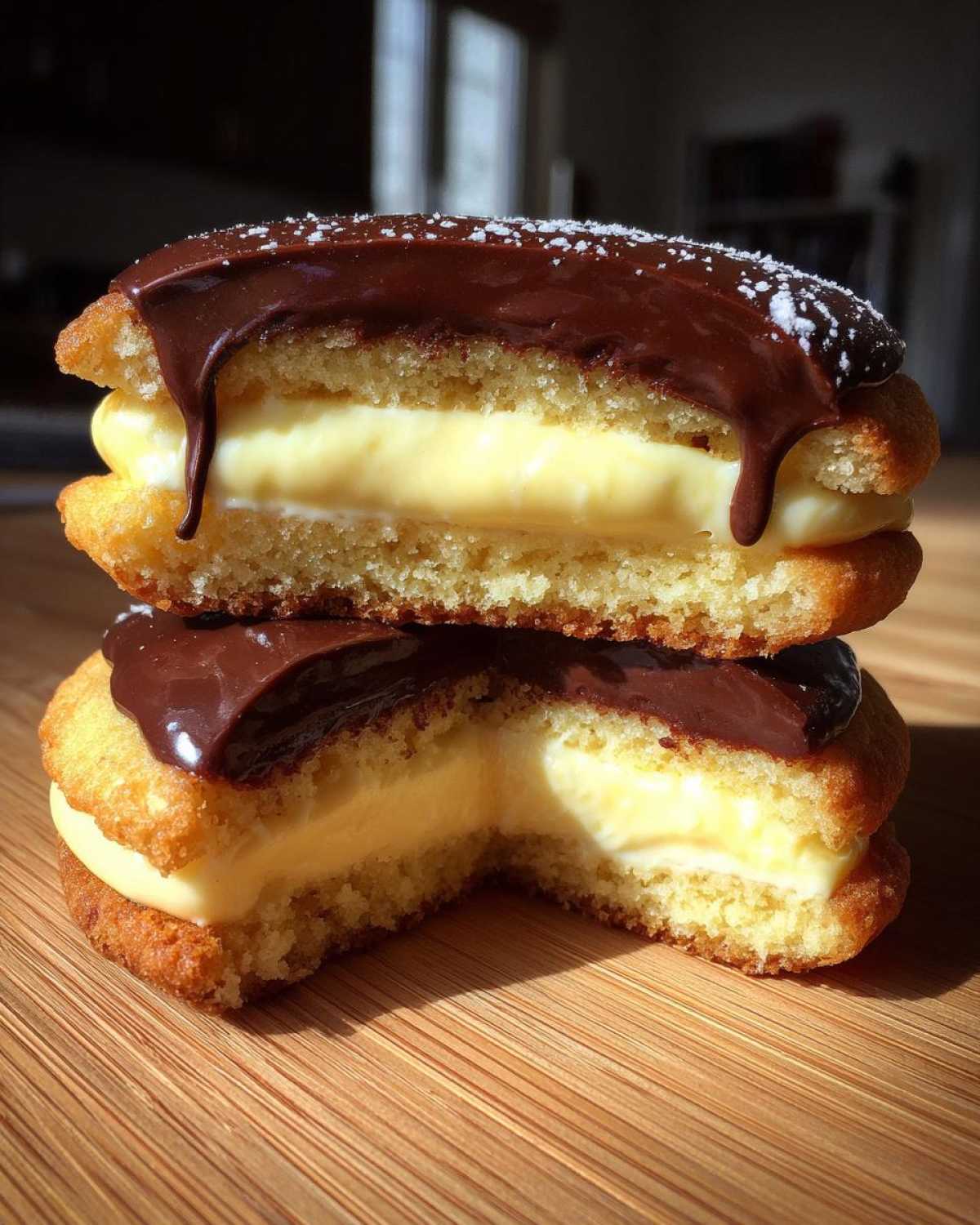 boston cream pie cookies - detail 3